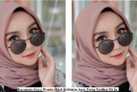Kacamata Gaya Wanita Hijab Kekinian Agar Tetap Terlihat Fit In